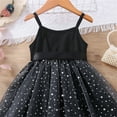 thumbnail image 6 of Sngxgn Toddler Tutu Dress Little Girls Fluffy Summer Dresses Casual Party Tulle Dress for Kids(Black,110), 6 of 8