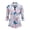 Blue Butterfly Cherry Branch, variant on Jiueut Quarter Zip Tennis Shirt for Golf Sports Outdoor Sports, Polyester Spandex Comfortable Zip Up Collar Golf Shirt, Sunflowers, Size Medium