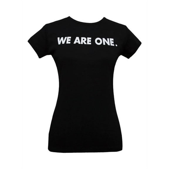 Womens We Are One Black Short-Sleeve T-Shirt, S