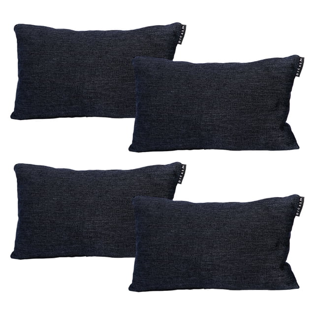 Set de 4 cojínes decorativos rectangulares DICASA Niza Delta