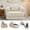 Beige, variant on 3-in-1 Folding Sofa Bed Memory Foam, Convertible Sleeper Chair with Washable Cover & Back Support, Portable Fold Out Chair Bed for Living Room, Bedroom, Dorm, Apartment
