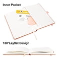 thumbnail image 3 of Cuadernos Forrados Compera, 4-Pack, 176 Pág., 5.5 x 8.3, Papel 100gsm, Cuadernos A5 con Lazo y Bolsillo, para Escuela, Negocio, Oficina y Universidad (col. Morandi), 3 of 3