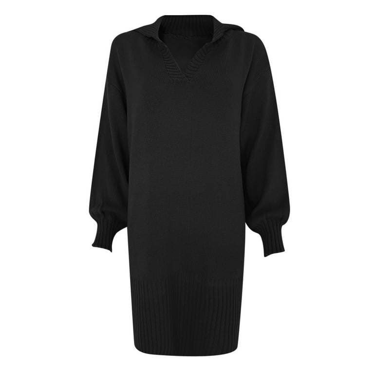 Grace Karin Women's Elegant 3/4 Slit Sleeve Loose Chiffon Dress V