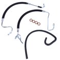 thumbnail image 3 of 3x Hydroboost Power Steering Hose Kit for Chevy Silverado 1500 2500 3500 HD GMC Sierra, Pump to Hydroboost & Gear Pressure/Return Hoses, OE 15113472, 26080632, 3402199, 15295853, 3 of 7
