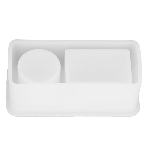 Delaman Pen Container Mold DIY Pen Container Mold Pen Holder Storage Box Mold Silicone Desktop Ornament Mold