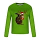 thumbnail image 3 of Blusas y camisas de manga larga con cuello redondo para hombre Blusa de manga larga con cuello redondo y estampado navideño para hombre Blusa de poliéster para hombre, 3 of 3
