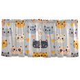 thumbnail image 7 of Yayeee Kitchen Curtains Tier Set of 2 Light Filtering 57"x36" Over Sink Window Panels, Cute Cartoon Cat, 7 of 7