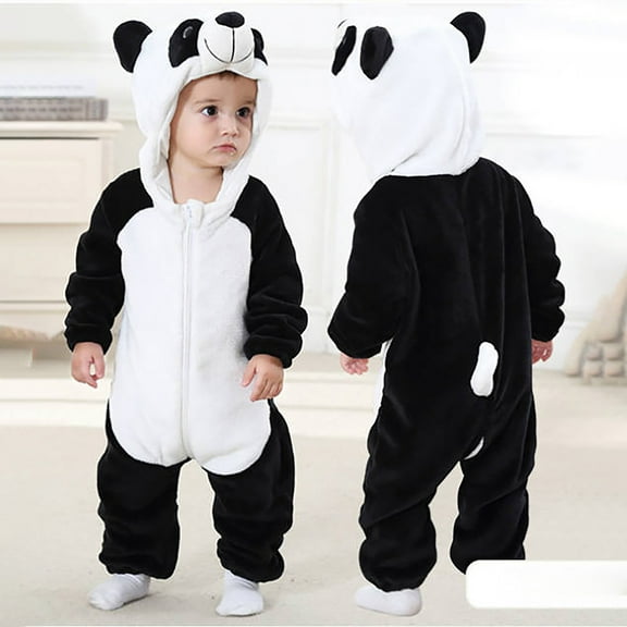 Halloween for Boy Panda Halloween Jumpsuits Autumn Winter Clothes Kids Christmas Party