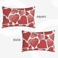 thumbnail image 4 of Balery Hearts Bedding Queen Pillow Cases - Envelope Closure - Soft Brushed Microfiber Fabric - Shrinkage and Fade Resistant Pillow Cases-16"x24", 4 of 9