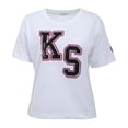 thumbnail image 2 of Playera K-Swiss WTS-13 Para Mujer Color Blanco, 2 of 5