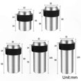 thumbnail image 2 of Adjustable 46-120mm Door Stopper, Anti-Collision Adhesive Round Punch-Free for Washroom Use, 2 of 3