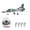 Left-Hand Throttle, variant on Minimumrc Phantom 2000 30mm Brushless Ducted Jet 4-channel Fixed-wing Model Aircraft (left-hand Throttle/ 1 Battery), 2.4GHz RC Aircraft With Stabilized Flight