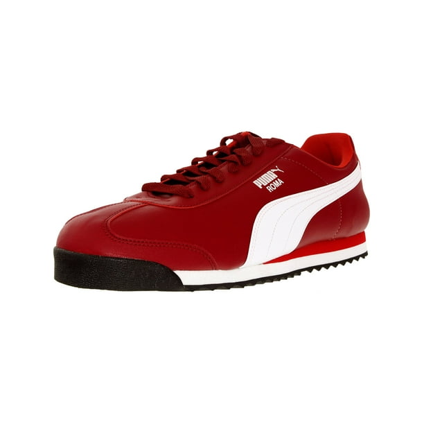 Puma Roma Basic Rio Red/White Ankle-High Fashion Sneaker 11.5M Walmart.com
