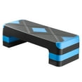 thumbnail image 1 of KFFKFF Aerobic Exercise Step Platform, 28-Inch Workout Aerobic Stepper, Height Adjustable Fitness Training Step Deck Trainer with 4 Risers, 1 of 9
