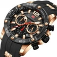 thumbnail image 5 of Reloj deportivo, reloj casual para hombre, reloj de cuarzo resistente al agua, reloj multifuncional con luz nocturna para hombre, 5 of 5
