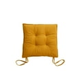 thumbnail image 1 of Cojín para silla Injueey Almohadas Transpirable Lavable Decorativo para el hogar Oficina Estudiante Amarillo 45*45cm, 1 of 6