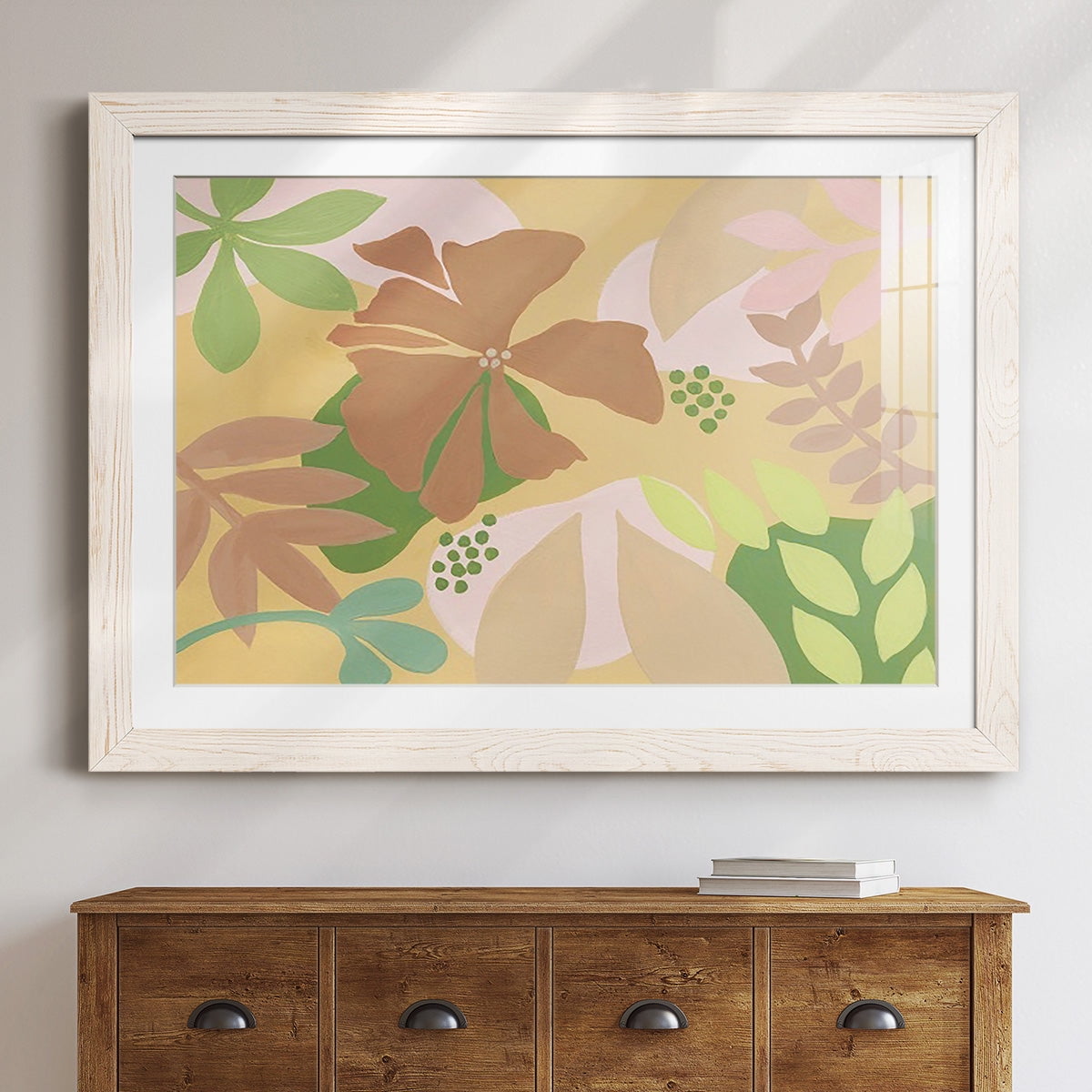 Neutral Blooms IV-Premium Framed Print - Ready to Hang