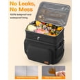 thumbnail image 4 of Lunch Box HOTOR, bolsa térmica aislante de 2 capas, 32 L, negra, 4 of 6