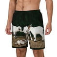 thumbnail image 2 of Uemuo Cute Goat Baby Pattern Mens Swim Trunks Quick Dry Board Shorts with Mesh Lining, Stretch Beach Shorts Quick Dry No-Chafing Board Shorts-Medium, 2 of 9