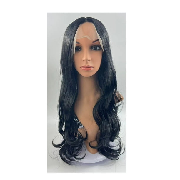 Pelucas de encaje frontal, cabello prearrancado, sin pegamento, cabello humano para mujeres, peluca brasileña