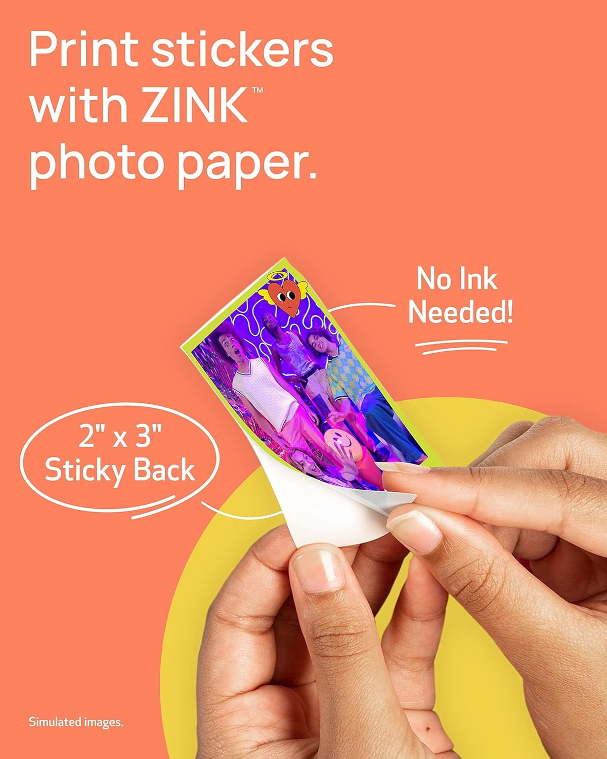Canon IVY 2 Mini Photo Printer Pink, Bluetooth Portable, ZINK Paper 50 Sheets (International Model)