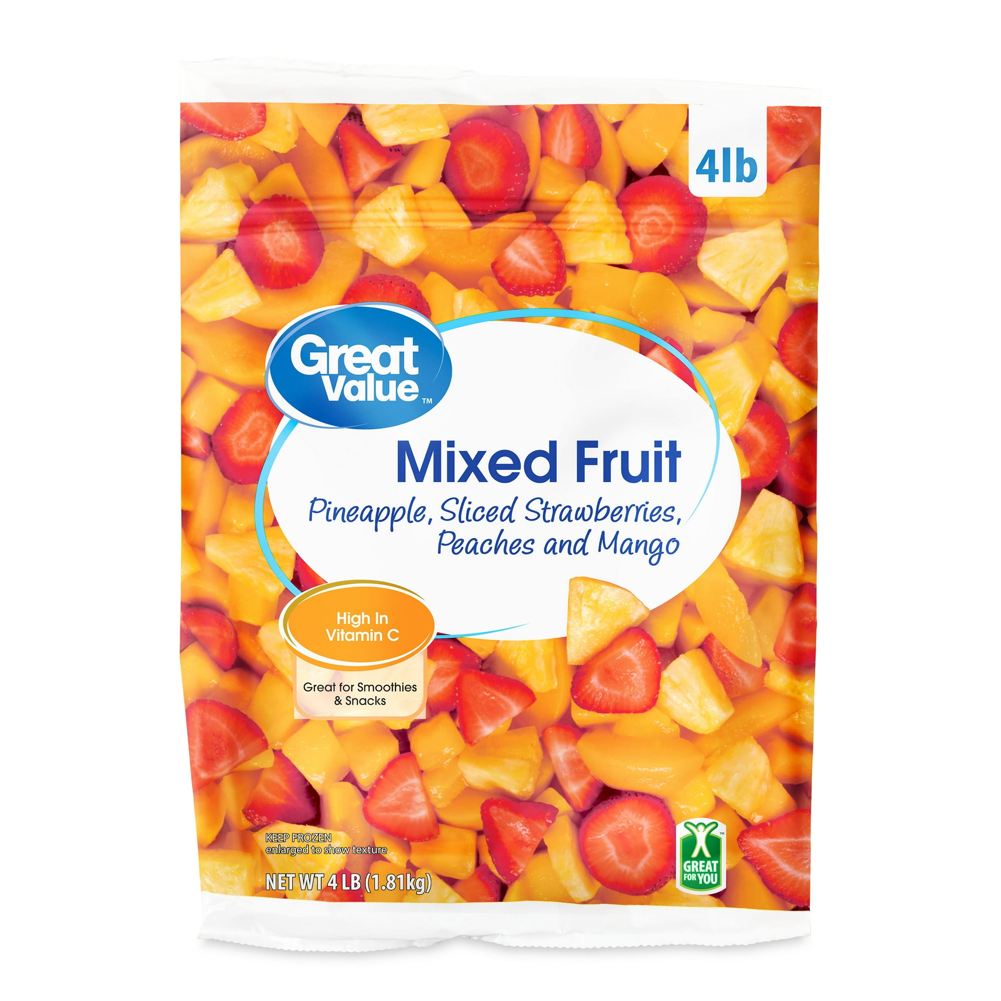 Great Value Mixed Fruit, 64 oz (Frozen)