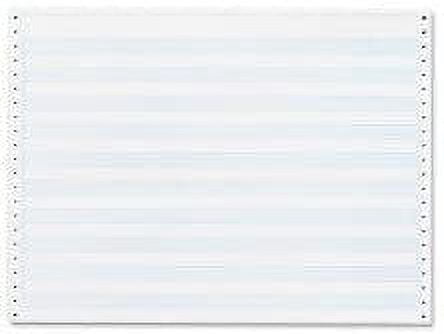 Sparco Computer Paper, 1/2-Inch Blue Bar, 20 lbs, 14-7/8 x 11 Inches, 2400 Count SPR02180