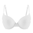 thumbnail image 2 of Women's No Padding Underwire Bralettes Comfortable Natural Support Everyday Bras Deep V Push up Lingerie, 2 of 3