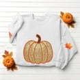 thumbnail image 4 of Enjoytime Halloween Womens Sweatshirt Pumpkin Print Long Sleeve Pullover Tops Fall Fashion Lightweight Casual Crew Neck Sweatshirts, 4 of 6