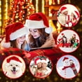 thumbnail image 3 of Behome 2 Pack Christmas Hat, Unisex Velvet Santa Hat for Adults, Thicken Fur Xmas Hat for New Year Festive Party, 3 of 6