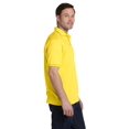 thumbnail image 3 of Hanes 5.2 oz. 50/50 ComfortBlend EcoSmart Jersey Knit Men Polo Yellow X-Large, 3 of 3