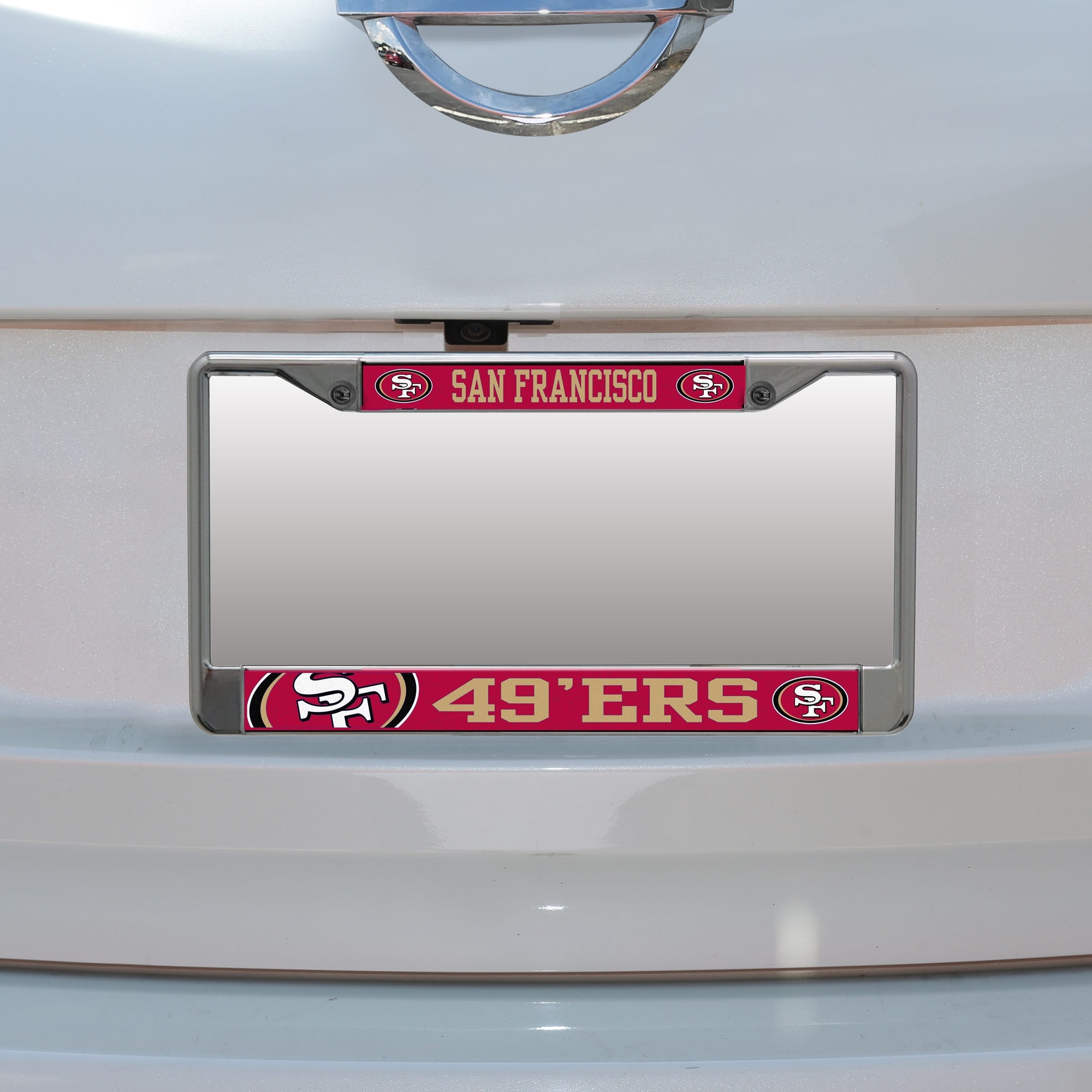 San Francisco 49ers Small Over Large Mega License Plate Frame Walmart