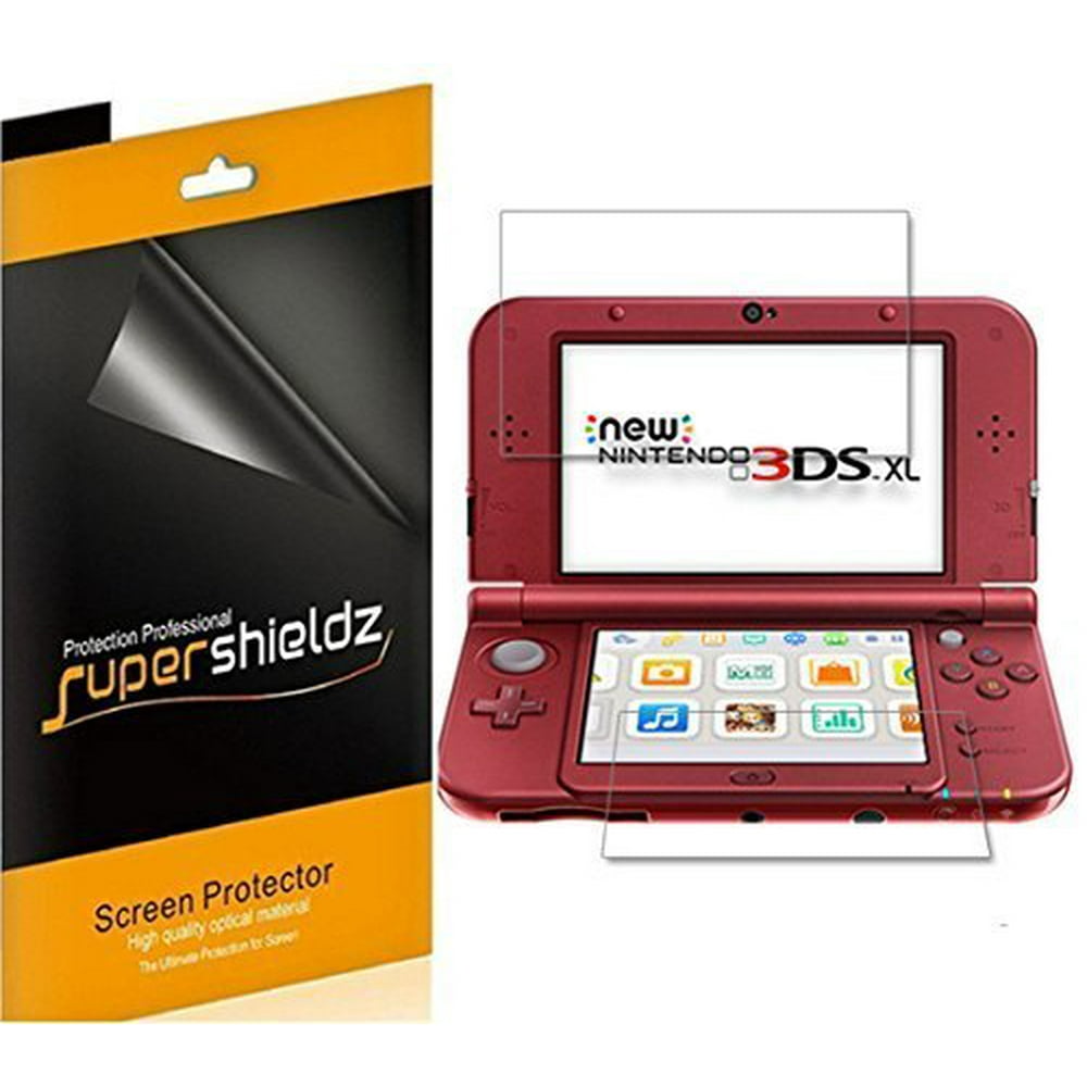 [3Pack] Supershieldz for New Nintendo 3DS XL Screen Protector, AntiBubble High Definition (HD