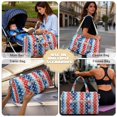thumbnail image 3 of Pzuqiu Patriotic Star Print Quilted Weekender Bag for Women Large Lightweight Puffy Duffle Tote Carry On Travel Overnight Gym Bag with Luggage Sleeve for Trips Minimalist Handbags, 3 of 7