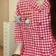 thumbnail image 1 of Nube de algodón, novedad de verano, estilo, ropa de dormir para mujer, pantalones cortos con cuello de manga corta, conjunto de ropa para el hogar para chica dulce, Material fino, 1 of 5