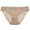 Khaki, variant on Kmdttou Seamless Underwear for Women Sexy Lace High Cut Panties Comfort Bikini Panty Stretch Underpants Breathable Ladies Briefs (Available in Plus Size) Pink-M