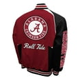 thumbnail image 3 of Men's Franchise Club Crimson Alabama Crimson Tide Spirit Cotton Twill Full-Snap Jacket, 3 of 3
