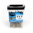 thumbnail image 2 of Big Timber 5015877 No.9 x 3 in. Star Wood Screws, Bronze - 1 lbs - Pack of 84, 2 of 2