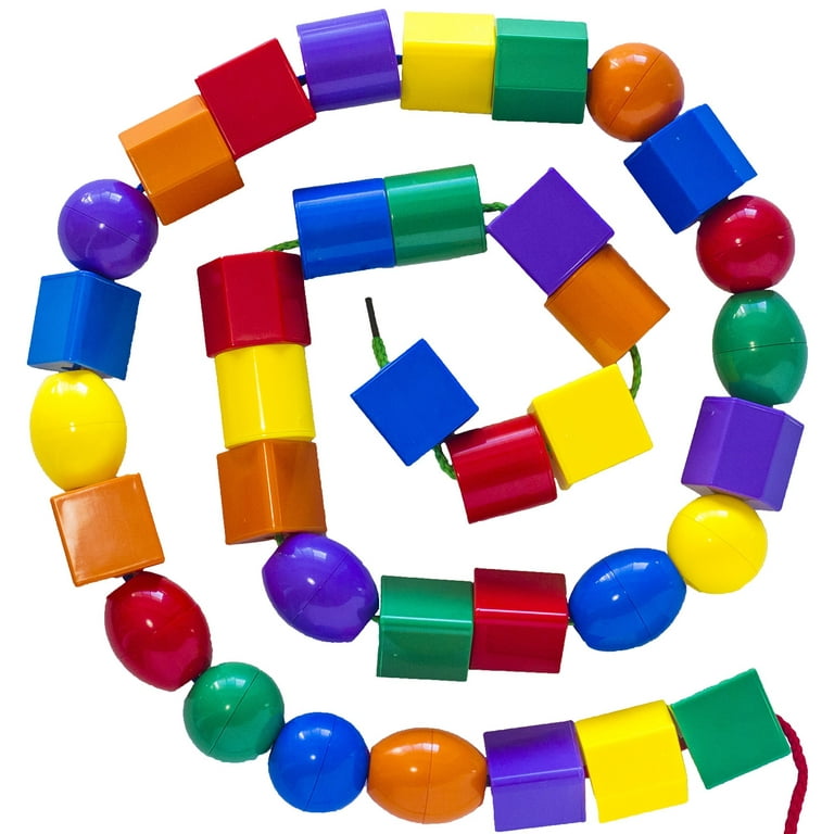 Kids' Crafts & Activities  The Beadery Jumbo Beads & Laces • Emprendiendoen