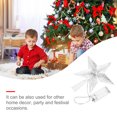 thumbnail image 4 of Tipo de batería del topper del árbol de la estrella de cinco puntas de la Navidad Lámpara superior del árbol de Navidad, 4 of 5