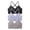 Black/Lt Heather Grey/Serene Skies, variant on Soft Seamless Padded Training Bras | Tween Girls 3 Pack