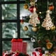 thumbnail image 5 of Adornos para Árbol de Navidad (Paquete de 2) | Adornos Dorados Irrompibles de 7,5 X 5 Cm y 9,5 X 9 Cm | Decoración Festiva Colgante para Árbol, Corona, Guirnalda, Centro de Mesa y Recuerdos de Fiesta, 5 of 6