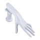 thumbnail image 1 of Expositor de joyas con forma de mano de maniquí femenino, romántico, para pulseras, brazaletes y collares. Blanco, 1 of 9