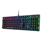 AUKEY Mechanical Keyboard Blue Switches 104 Keys with Gaming Software USB Connector KM-G12