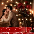 thumbnail image 6 of Lilixerw Valentine's Day Tableware,Red & White Tablecloth with 3D Heart Patterns,Eco-Friendly Festival Party Decor for Romantic Dinner, 6 of 6