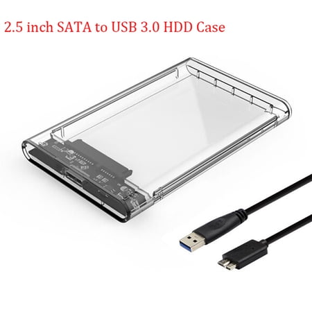 2.5 USB 3.0 to SATA SSD HDD Hard Drive Disk External Case Enclosure