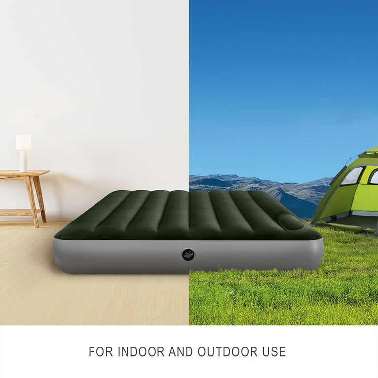 Intex Dura-Beam Standard Series Airbed, Full Size with Foot Pump