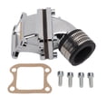 thumbnail image 2 of Carburetor Intake Manifold Adapter, Rustproof Heat  Sturdy Intake Manifold Pipe Gasket Kit 33mm Practical  for 2 Storke Replacement for DIO ZX50 SE50, 2 of 8