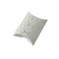 thumbnail image 1 of Dalazy Lot de 50 Boîtes à Sucre de Mariage Réutilisables Sac de Dorure pour Bijoux Boîtes Cadeaux en Forme d'Oreiller Rangement pour Tarte pour Proposition Fête TYPE8, 1 of 8