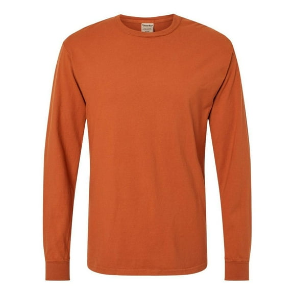 ComfortWash by Hanes - Garment-Dyed Long Sleeve T-Shirt - GDH200 - Texas Orange